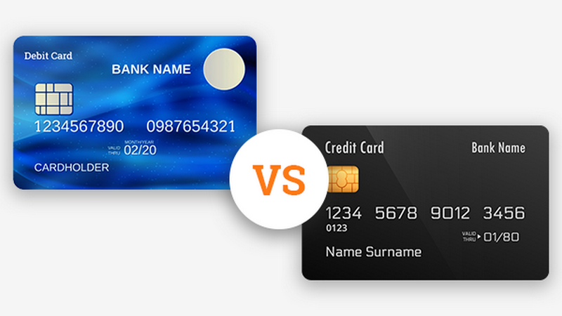 Сравнение дебетовых и кредитных карт