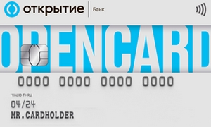 Кредитная карта «Opencard» от банка Открытие